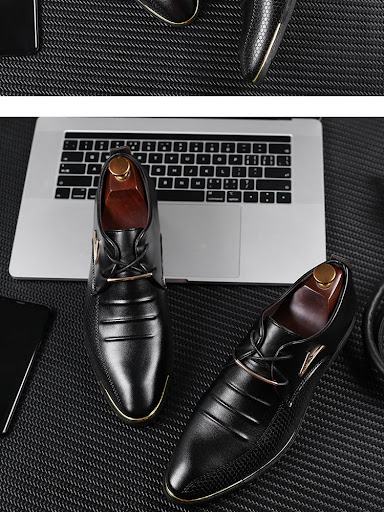 Title 6, Business Formal Mens Lace-up Casual Shoes. Com...