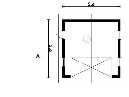 AT-G14 - Rzut garażu
