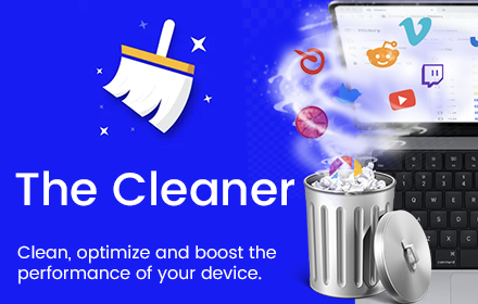 The Cleaner -  delete Cookies and Cache small promo image