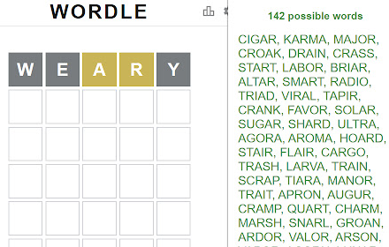 Wordle Helper Preview image 0