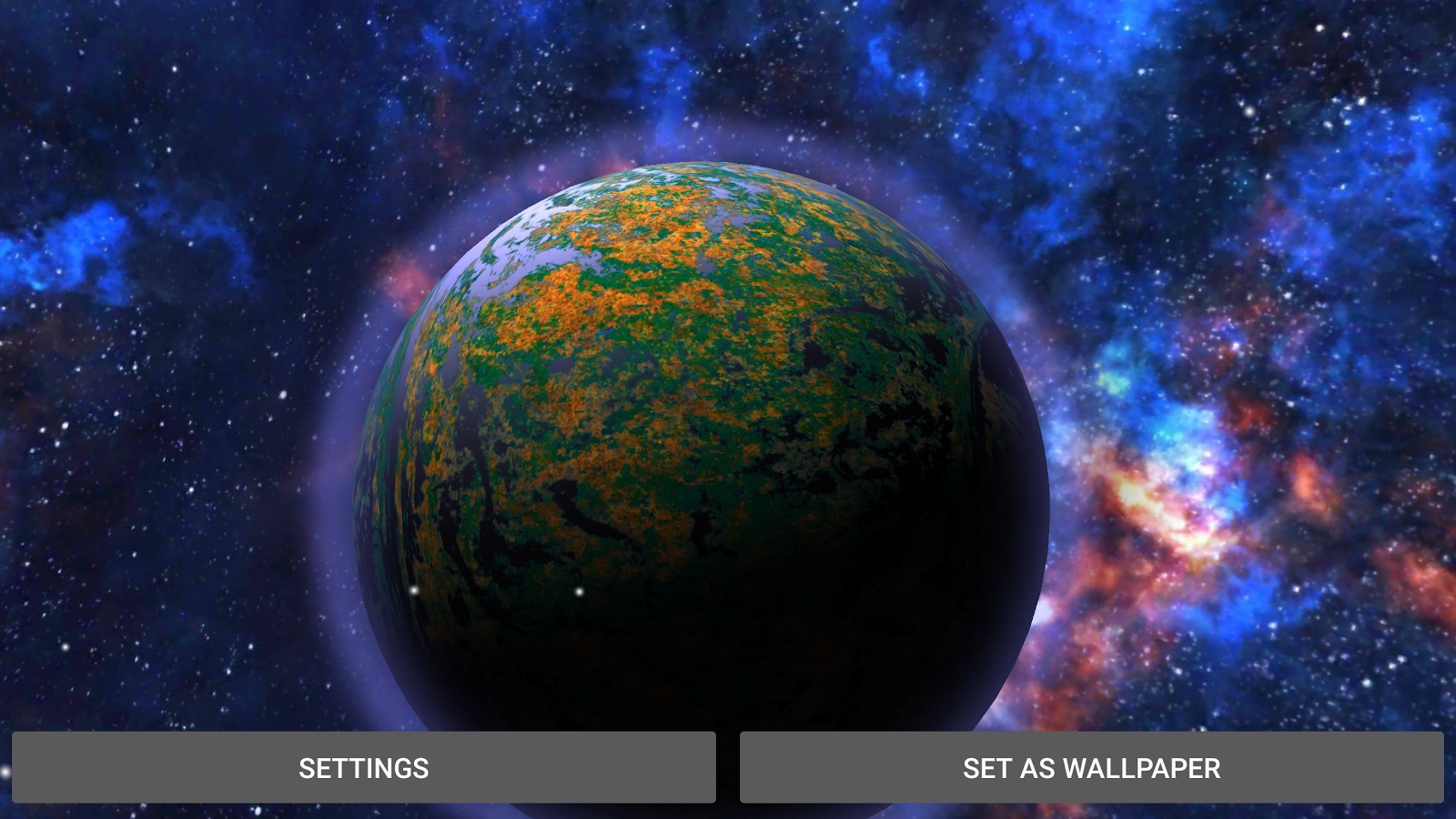    3D Space Planets LWP- screenshot  
