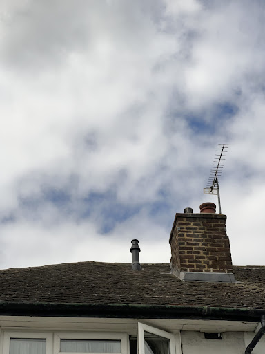 New flue installed through roof