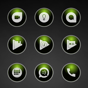 Glossy Green Icons