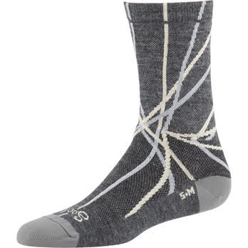 All-City Damn Fine Sock - 5 inch, Charcoal, Khaki, Sage Green