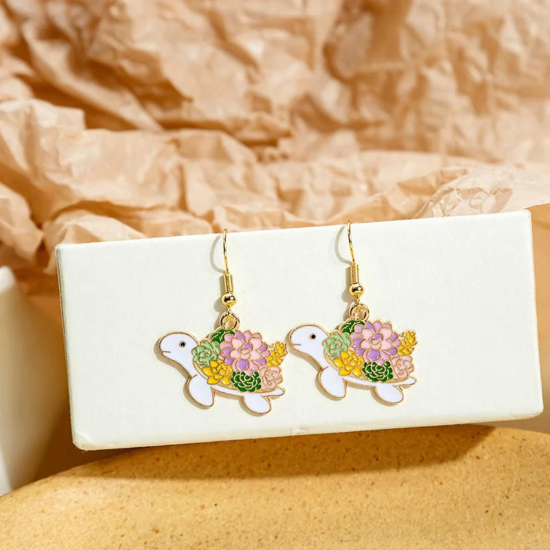 Cartoon Minimalist Cute Girl Ear Hook Sweet Earrings, a special-interest design for a unique and adorable style, perfect