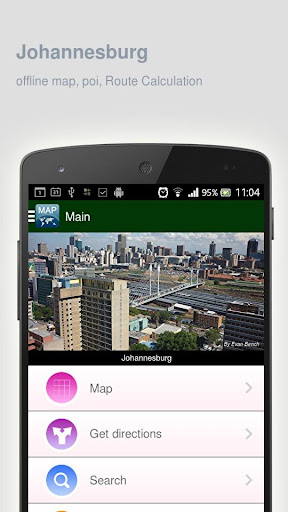 Johannesburg Map offline