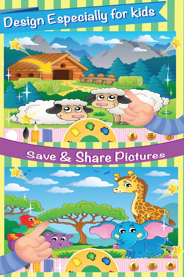 Farm Animal Villege Color Book Screen 2