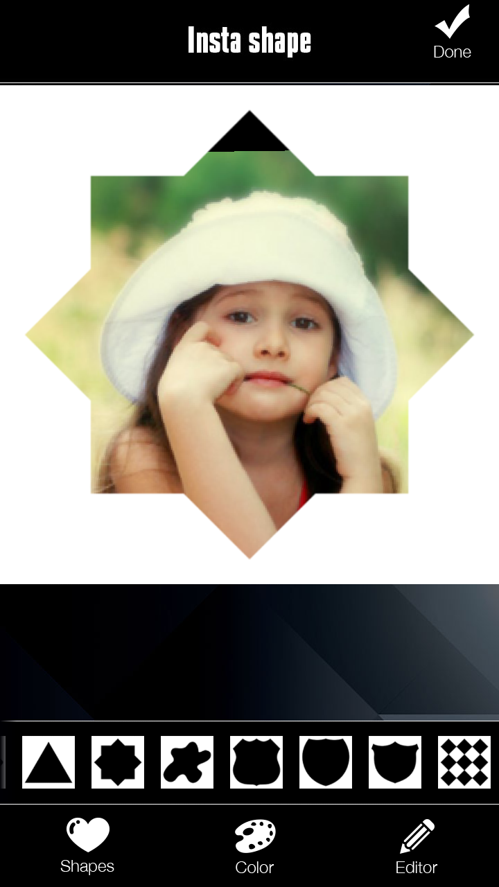 Insta shape Photo Editor Screen 3