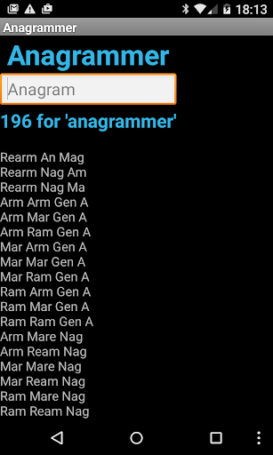 Anagrammer