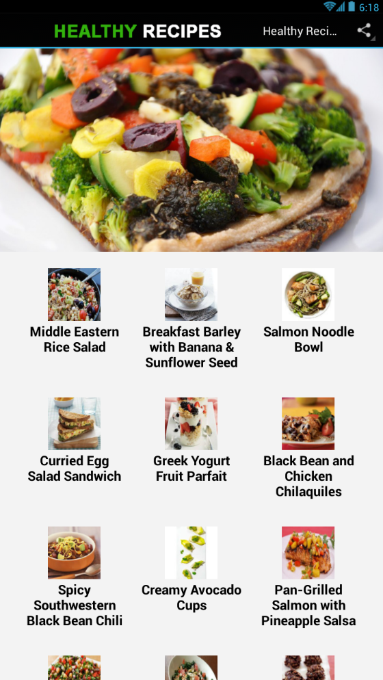 Healthy Recipes Free Screen 2