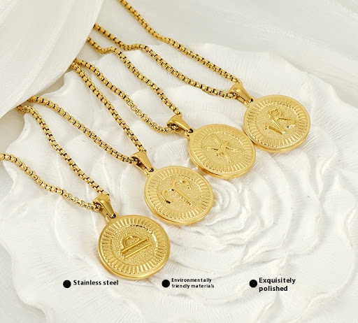 Title 6, Twelve Constellations Necklace for men and wome...