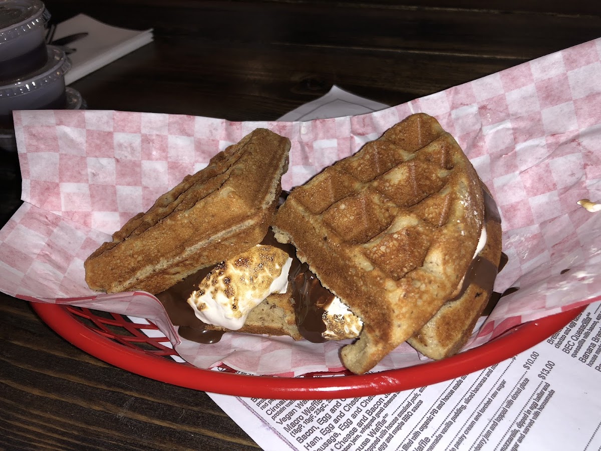 Gluten-Free Waffles at Bedrock Eats and Sweets