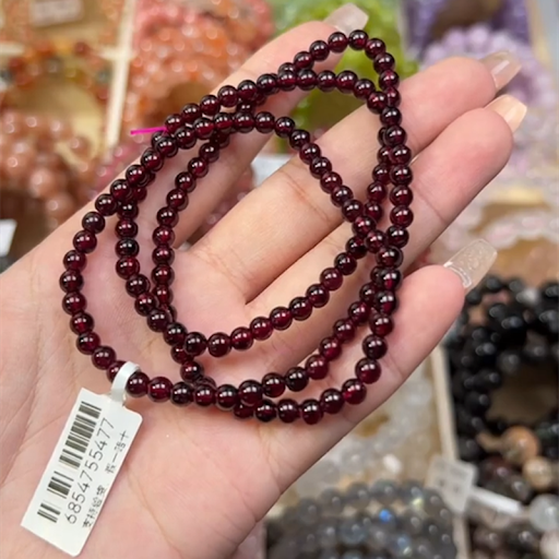 Title 2, Mens and Womens Fashion Garnet Bracelet Unset...