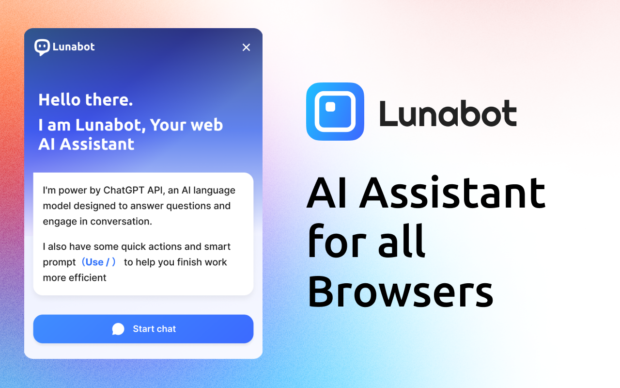Lunabot - ChatGPT on any webpages Preview image 2