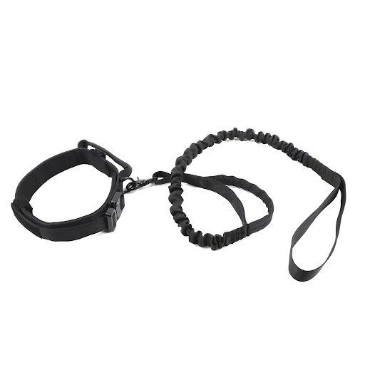 Title 6, Tactical Dog Collar And Leash Set, Adjustable M...