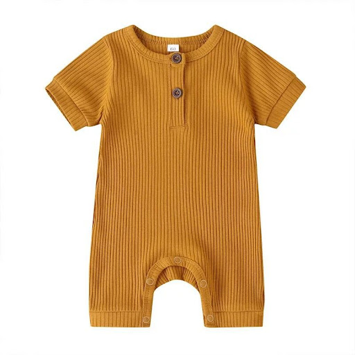 Title 4, Newborn short-sleeved romper, soft and comforta...