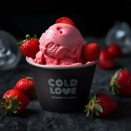 Strawberry Ice Cream [1 Cup, 120 Ml]