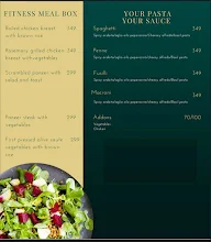 European Food Laundry menu 1