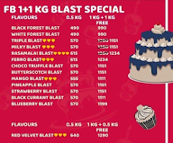 FB Cakes menu 2