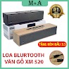 Loa Bluetooth Vân Gỗ Xm 520 Bass Mạnh, Công Suất 20W Siêu Trầm, Thiết Kế Vỏ Gỗ Dạng Thanh Để Bàn Xm520 2022