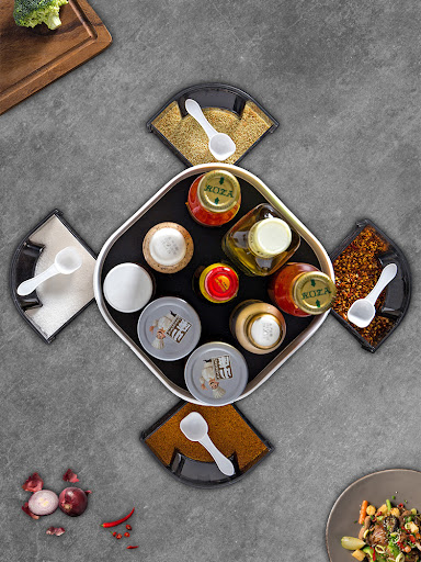 Title 5, Rotating Multifunctional Kitchen Countertop Sea...