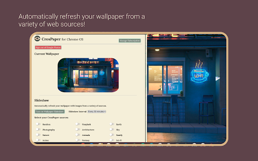 CrosPaper - The Wallpaper Engine for ChromeOS