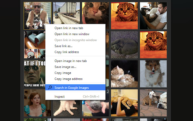 Quick Image Search chrome extension