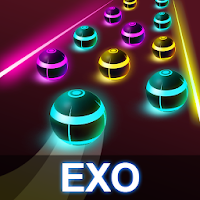 EXO Road Tiles KPOP Colour Ball Dancing Road Run