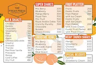 The Fresh Press menu 4