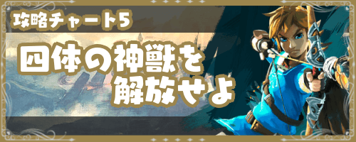 ブレスオブザワイルド 四体の神獣を解放せよ の攻略チャート 神ゲー攻略