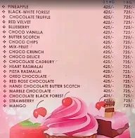 Caramella's menu 1