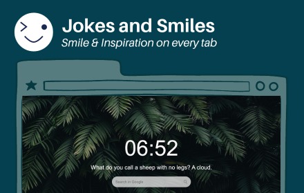 Jokes and Smiles - New Tab small promo image