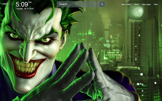 Joker Game Wallpapers Theme New Tab