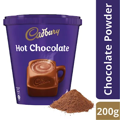 Cadbury Powder Mix - Hot Chocolate Drink - 200 gm