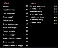 Aalien Soup menu 2