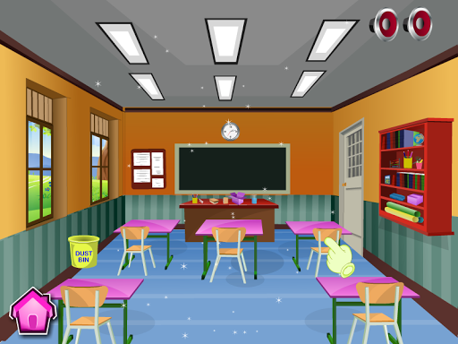 Classroom cleaning girls games