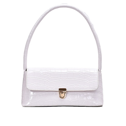 Title 5, Stone pattern shoulder bag, underarm baguette s...