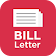 Bill Letter icon