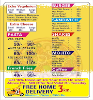 Happy Pizza Cafe menu 1