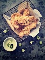 Paleo “KFC” Chicken Tenders. was pinched from <a href="http://brittanyangell.com/paleo-kfc-chicken-tenders/" target="_blank">brittanyangell.com.</a>