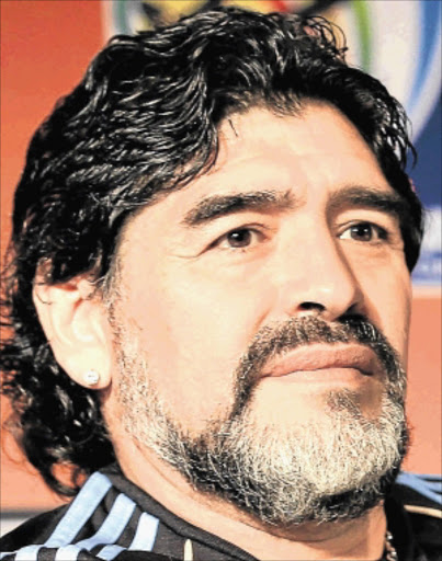 GRIEVING : Soccer legend Diego Maradona