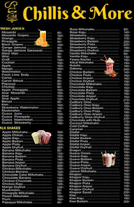 Chillis And More menu 8