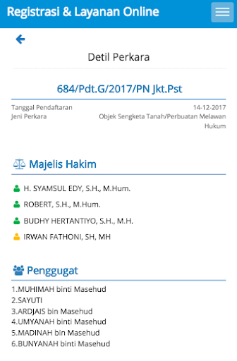 Layanan Online Pengadilan Negeri Jakarta Pusat