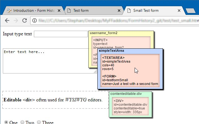 Form History Control (II) Preview image 6