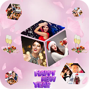 New Year Live Wallpaper : Diwali 3D Cube Live  Icon