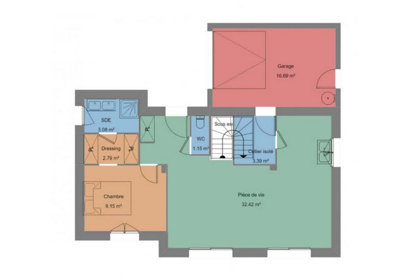  Vente Terrain + Maison - Terrain : 657m² - Maison : 84m² à Plouër-sur-Rance (22490) 