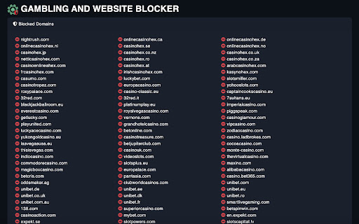 Gambling Blocker | CasinosAnalyzer Blocker