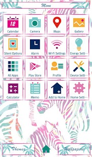 CoolWallpaper Colorful Zebras - náhled