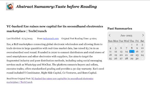 Abstract Summary