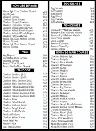 Bawarchi's Home Food menu 2